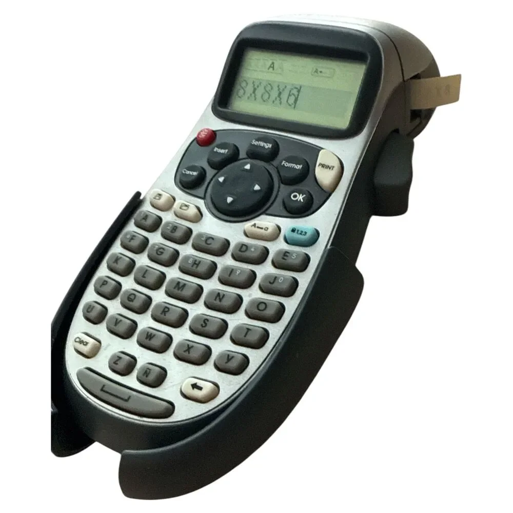 DYMO LetraTag LT-100H Handheld Label Maker w/ Wall Mount Tested Works